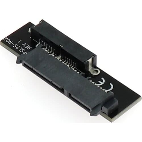 Slim SATA Male SATA Female converter connecter Card