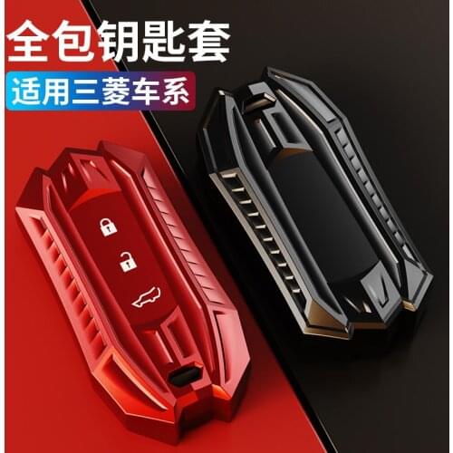 TPU for Mitsubishi Outlander 3 Pajero Sport ASX 2019 2020 2013 3 Button Smart Auto Car Key Cover Fob Keychain Holder Keyring Bag