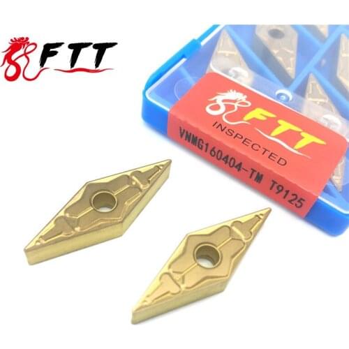 VNMG160404 TM T9125 External Turning Tools Carbide insert High quality Lathe cutter Tool Tokarnyy turning insert