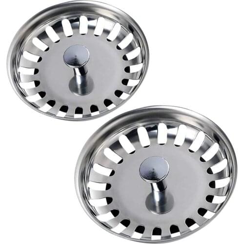 1PC Household Stainless Steel Sink Filter Pool Bathtub Bathroom Sewer Floor Drain Kitchen Anti-clog Slag Strainer Accessories