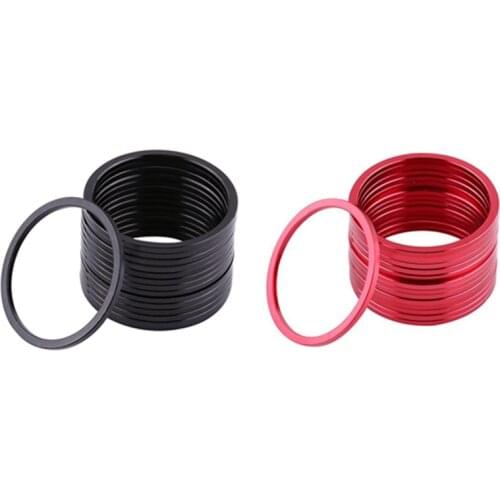 15Pcs Mountain Bikes Flywheel Washer Bottom Bracket Center Axis MTB Alluminium Alloy Bicycle Hub Spacer 3mm