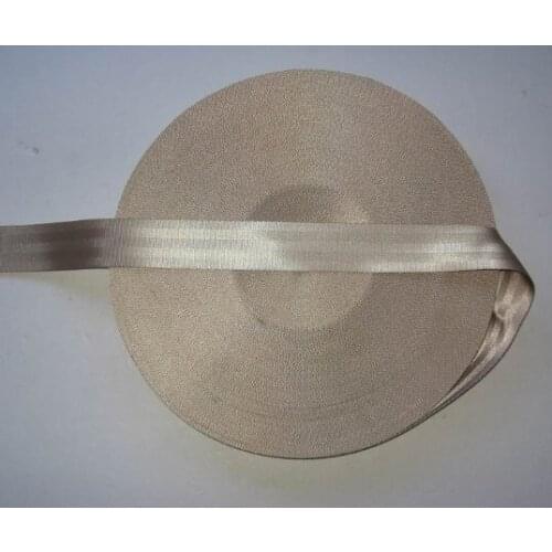 20 METER ROLL48mm wide SEAT BELT SAFETY STRAP WEBBING BEIGE COLOR 5 bar