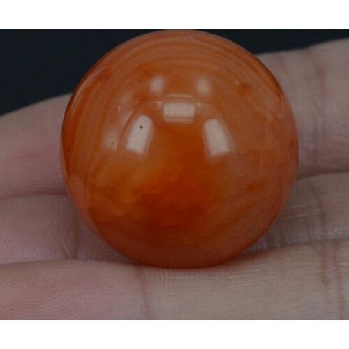 25MM Natural Stone Gemstone Carnelian Sphere Crystal Ball Chakra Healing Reiki Stone Carving Crafts,Minerals