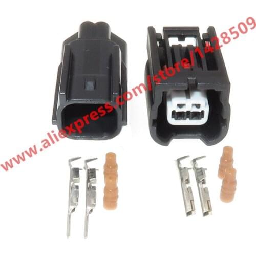 5 Sets 2 Pin Waterproof Car Light Fog Lamp Socket Connector Automotive Reverse Lights Plug 7283-2090 For Honda Infiniti