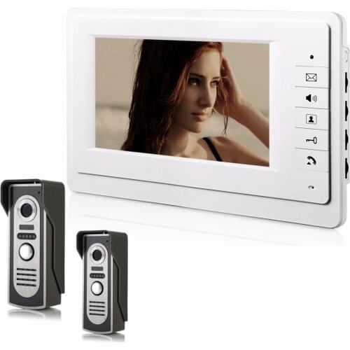 700TVL 7 Inch LCD Monitor 2IN1 Wired Intercom Video Door Phone XSL-70F-M