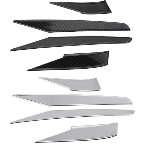 Car Rearview Mirror Side Cover Strips Rear Mouldings Strips Cover Trim for Hyundai Encino Kauai Kona 17-20 SUV