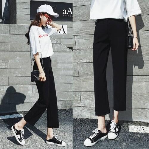 Maternity Trousers Spring Autumn New Pregnant Women Casual Loose Cropped Pants Maternity Big Size Pants 2021 Pregnancy Trousers
