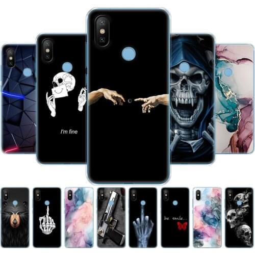 TPU case for xiaomi Mix 2S silicon soft case cover for xiaomi Mi Mix 2S Mix 2 S back cover protective printing coque tiger cat