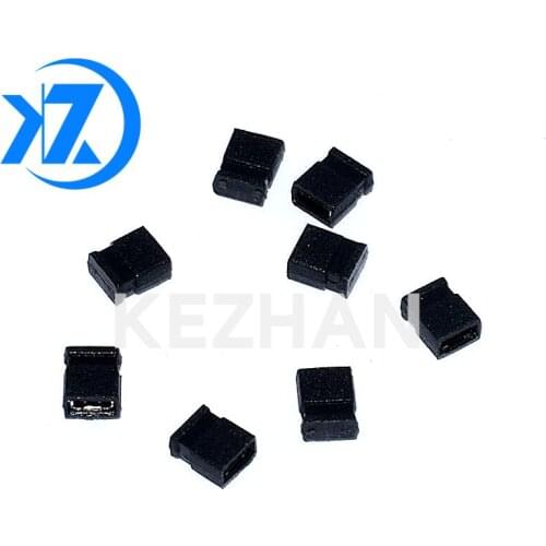 50PCS 1.27mm Pitch Jumper cap/short circuit cap spacing Short Type 1.27 connector row stitch short link jumper