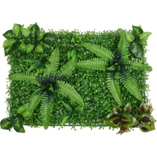 Artificial Plant Panels Privacy Hedge Screen Outdoor Garden Decor Privacy Fence Decoration Realistic Artificial Plant Wall