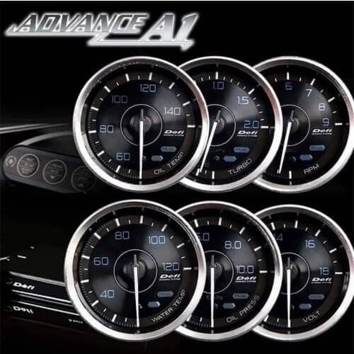 DEFI A1 METER GAUGE WITH ZD DIGITAL METER (OIL PRESS, OIL TEMP, WATER TEMP, BOOST, RPM, VOLT)