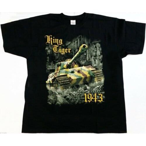 KING TIGER [ Heavy Tank Germany] T-Shirt Cotton O-Neck Short Sleeve Mens T Shirt New Size S-3XL