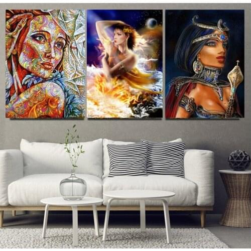 Diy handmade diamond Embroidery woman picture cross stitch kit Full square round Drill 5D Diamond mosaic rhinestones artZP-489