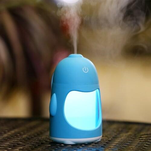 2017New Mini USB Humidifier Mini Aroma Diffuser Air Humidifiers with Aroma Lamp Aromatherapy Diffuser Mist Maker with LED Light