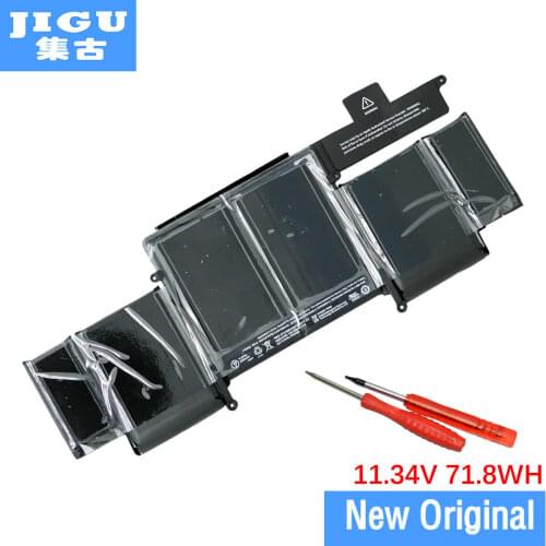 JIGU A1493 Original Laptop Battery For APPLE for Macbook Pro Retina 13" A1502 2013 ME864 ME865 11.34V 71.8WH