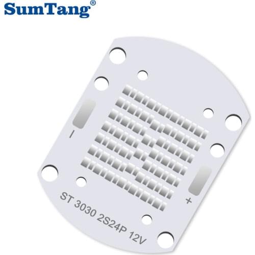 5PCS/Lot LED Bare Board PCB 50W 12V 30V 42V For LED Flood Light Street Light Solar Panel betteries From Factory Directly