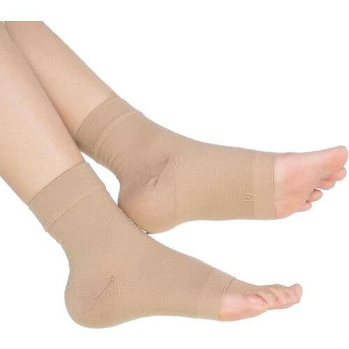 Foot Ankle Support Anti-Fatigue Compression Sleeve Ankle Support Open Toe Socks Plantar Fasciitis Pain Relief Sports Safety