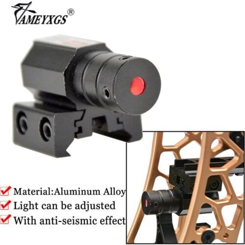 1pc Archery Compound/Recurve Bow Sight Shock Adsorber Infrared Laser Sight For Shooting Hunting Accuracies Aiming Accessories
