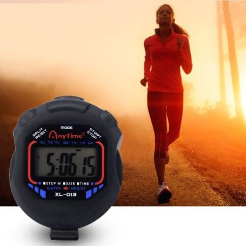 Counter Stopwatch Timer Alarm Stop Watch Handheld Digital Timer LCD Chronograph Sports Stopwatch Timer Stop Watch With String