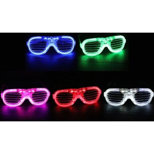 LED Flashing Head Toys Glowing Glasses Play in the Dark Shiny Kids Night Toys
