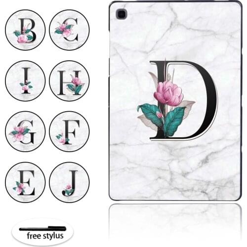 Printing Tablet Hard Shell Case Fit Samsung Galaxy Tab A 9.7"10.1"10.5"/Tab E 9.6"/Tab S5e 10.5" Tablet White Marble Cover Case