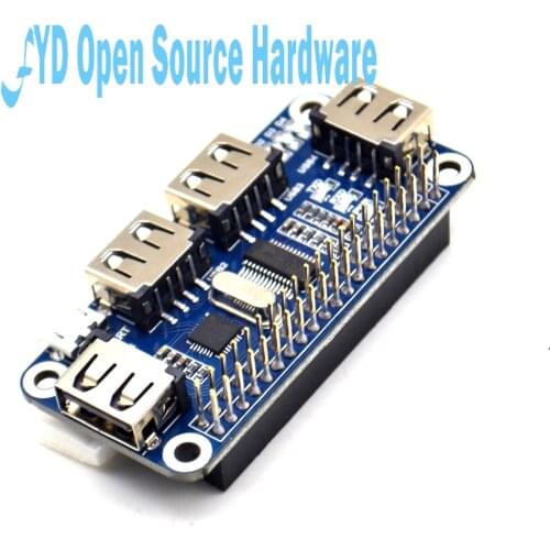 1pcs 4 Ports USB Expansion Board HUB Hub For Raspberry Zero/Zero W/3B