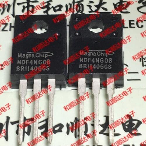 10 PCS/lot MDF4N60B new spot the TO - 220 - f 600 v 4 a