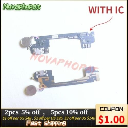 Novaphopat For Alcatel Idol 3 OT6045 6045 6045Y USB Charging Dock Port Charger Connector Microphone Board Flex Cable 10pcs/lot