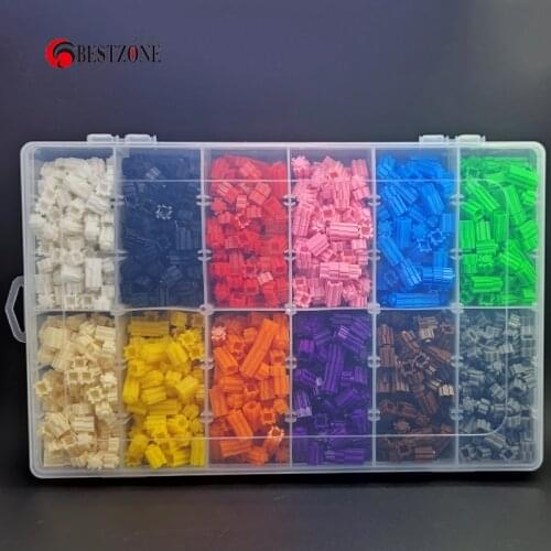 12 color with plastic box packed 8*8mm Mini Diamond Building Blocks Micro DIY Creative Bricks