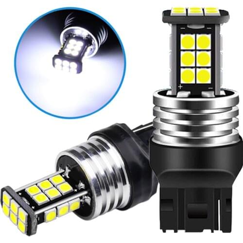 2x W21/5W WY21W W21W T20 7440 7443 LED CANBUS Error Free LED Bulb Car Parking DRL Daytime Running Light Stop Brake Signal Lamp