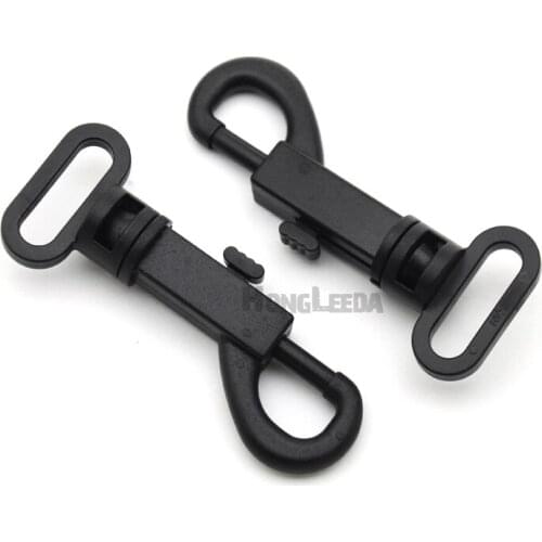 30pcs/lot 25mm 1inch POM plastic spring snap clip hooks rotating carabiner backpack shoulder strap paracord hooks HLD/M248-25