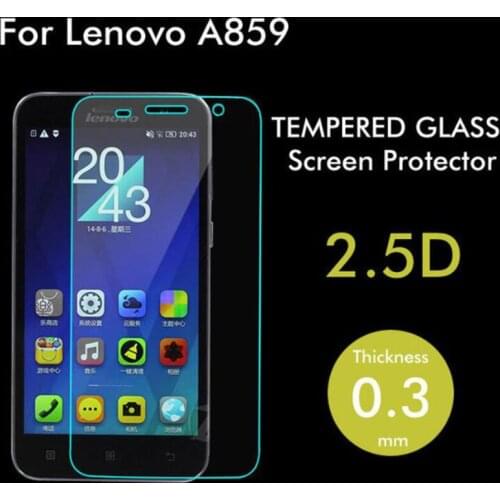 5PCS For Lenovo A859 Tempered glass Screen Protector 9h 0.26mm 2.5 Safety Protective Glass Film on 859 Guard With Cleaning Tools