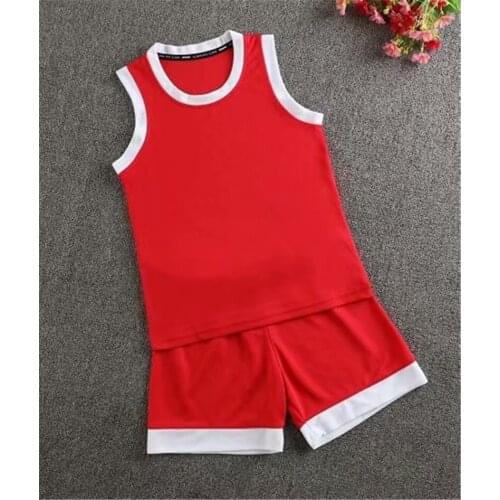 Blank Basketball Jersey Kids Adult Sports shirt Girls Breathable Quick-drying Sleeveless basketball clothing training suits