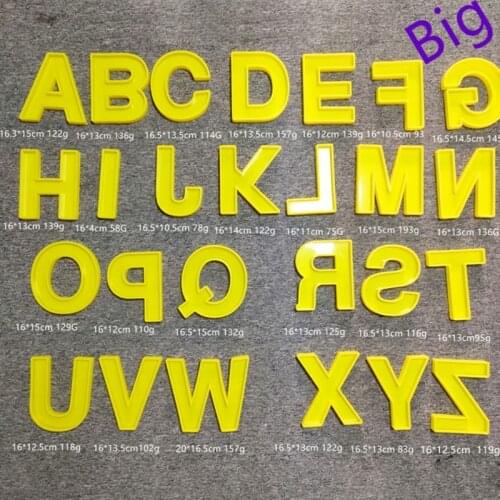 Large Alphabet Ornaments Epoxy Resin Mold A-Z Letters Home Decorations Silicone Mould DIY Crafts Jewelry Casting Tools