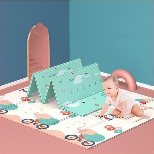 Baby Folding Carpet Foldable Baby Play Mat Waterproof Soft Floor Rug Infant Thick Crawling Carpet Educational Toys For Kids