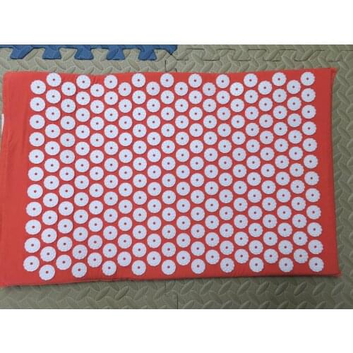 Long Large Massage Yoga Mat Pillow Set Cushion Pad Spike Acupressure Acupuncture Relax Back Neck Body Foot Stress Pain Relief