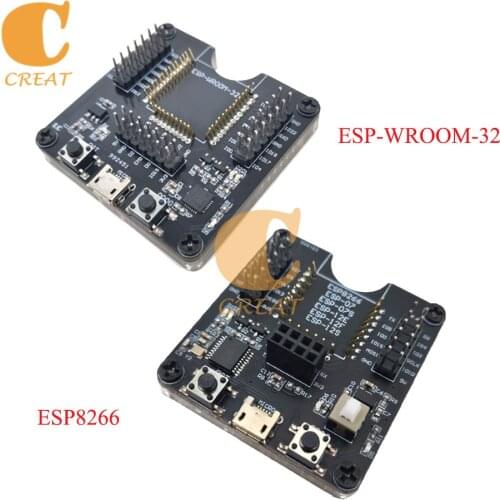 ESP32 ESP-WROOM-32 Development Board ESP8266 Tester Board Test Burning Fixture CP2102 CH340 Serial Port WIFI Module for ESP-12F