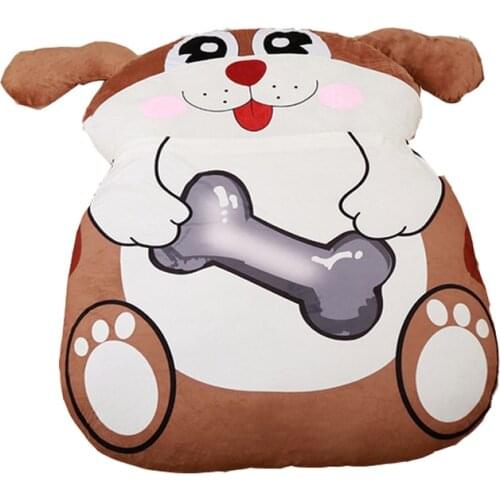 Fancytrader Giant Stuffed Animal Double Bed Soft Plush Beanbag Mattress Sofa Mat Dog Monkey Chicken Tiger Dragon Cow 12 models