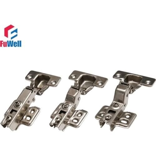 Hydraulic Hinges for Furniture Damper Buffer Cabinet Hinges Soft Close Cupboard Hardware Hydraulic Buffering Hinge