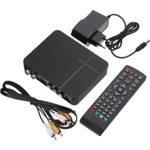Multilingual WiFi TV Box Digital 3D Media Player Mini HD DVB-T2 K2 Terrestrial Receiver W/Remote Control For Audio Photo Player