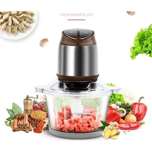 Meat Grinders USES an electric grinder to churn into large volumes and stir minced vegetables NEW