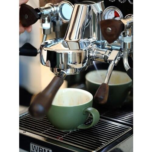 Ceramic Coffee Cups & Saucer Sets Matte Green 300ml Vintage Italian Mug for Fancy Coffee Drinking Utensils