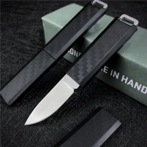 Outdoor Fixed Blade Knife Japanese Samurai Knife 5Cr15MoV Blade Glass Reinforced Nylon Handle Camping Hunt Tools