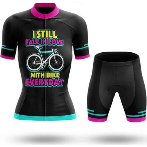 Pro Women Cycling Jersey Set MTB Bike Clothing Female Racing Bicycle Clothes Cycle Wear Racing Short Pant 9D Pad fietskleding