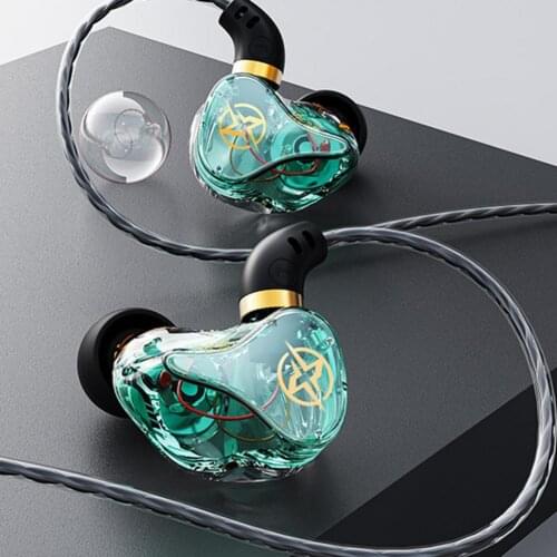 TM02 Wired Earphone In-ear Stereo Clear Noise Reduction Headphone Headset for Music