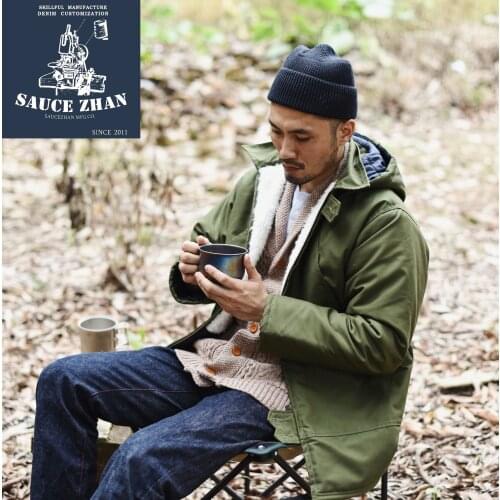 SauceZhan Men's Parkas