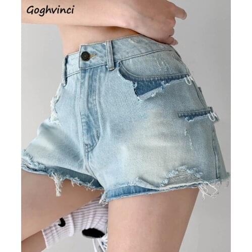 Shorts Women Sexy Straight Zipper Fly Korean Style Casual Summer Popular All-match Pockets Denim New Arrivals High Waist Female