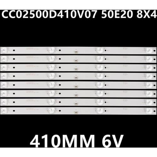 LED Backlight strip 4LAMP 8PCS For CC02500D410V07 YSL-L E479275 HY-H55G19 6v