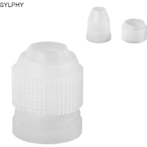 SYLPHY 1 Pcs Large Plastic Coupler for 35mm Icing Piping Nozzle & Russian Cake Tips Pastry Bag Adaptor Cake Decorating Tools