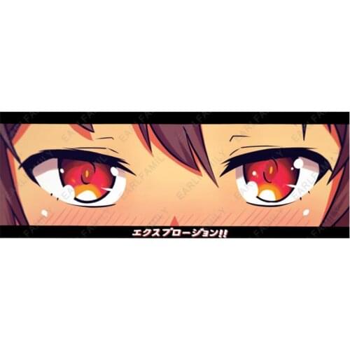 Personality Anime Eye Slap Car Sticker Vinyl Cartoon Decal Waterproof Car Styling Classic Peek Girl Stickers Apply To Car Window